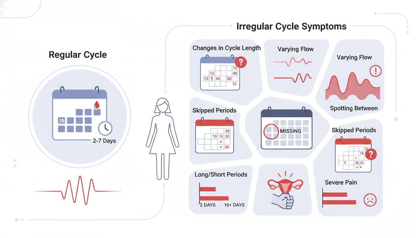 What Are the Symptoms of Irregular Periods?
