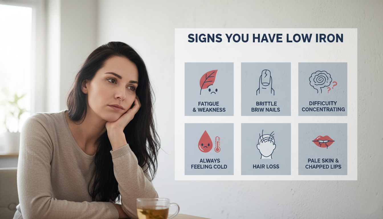 Low iron signs