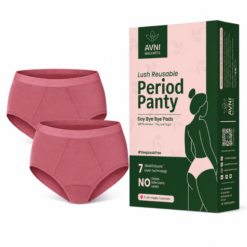 Lush Period Panty - Reusable Cotton Period Underwear