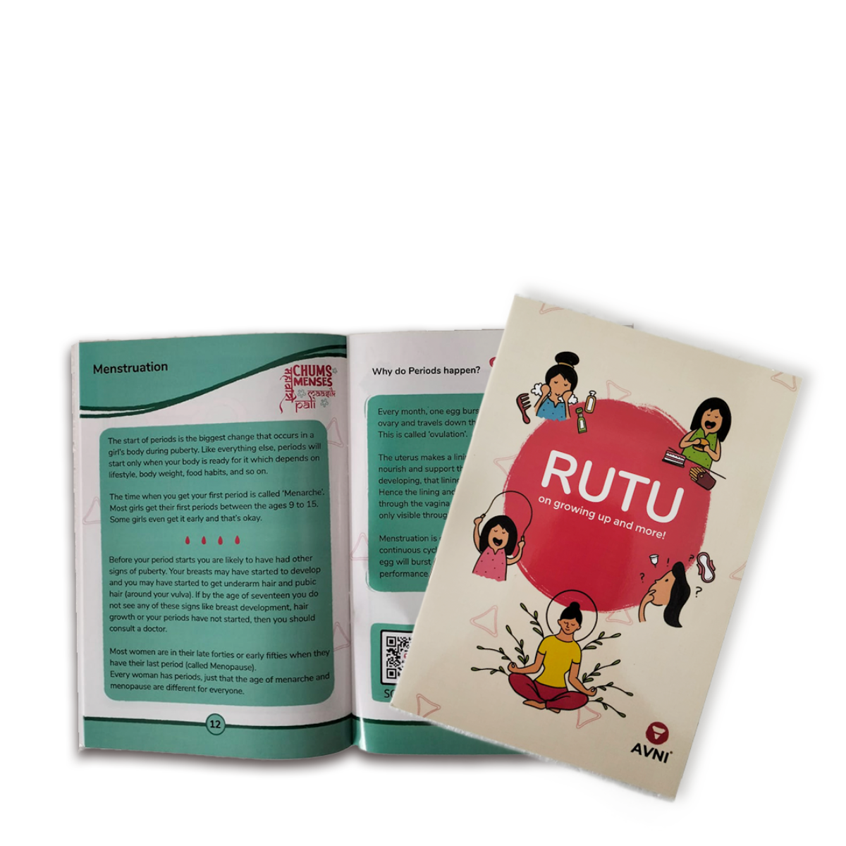 đ My First Period Book RUTU, Illustrative on growing up and more