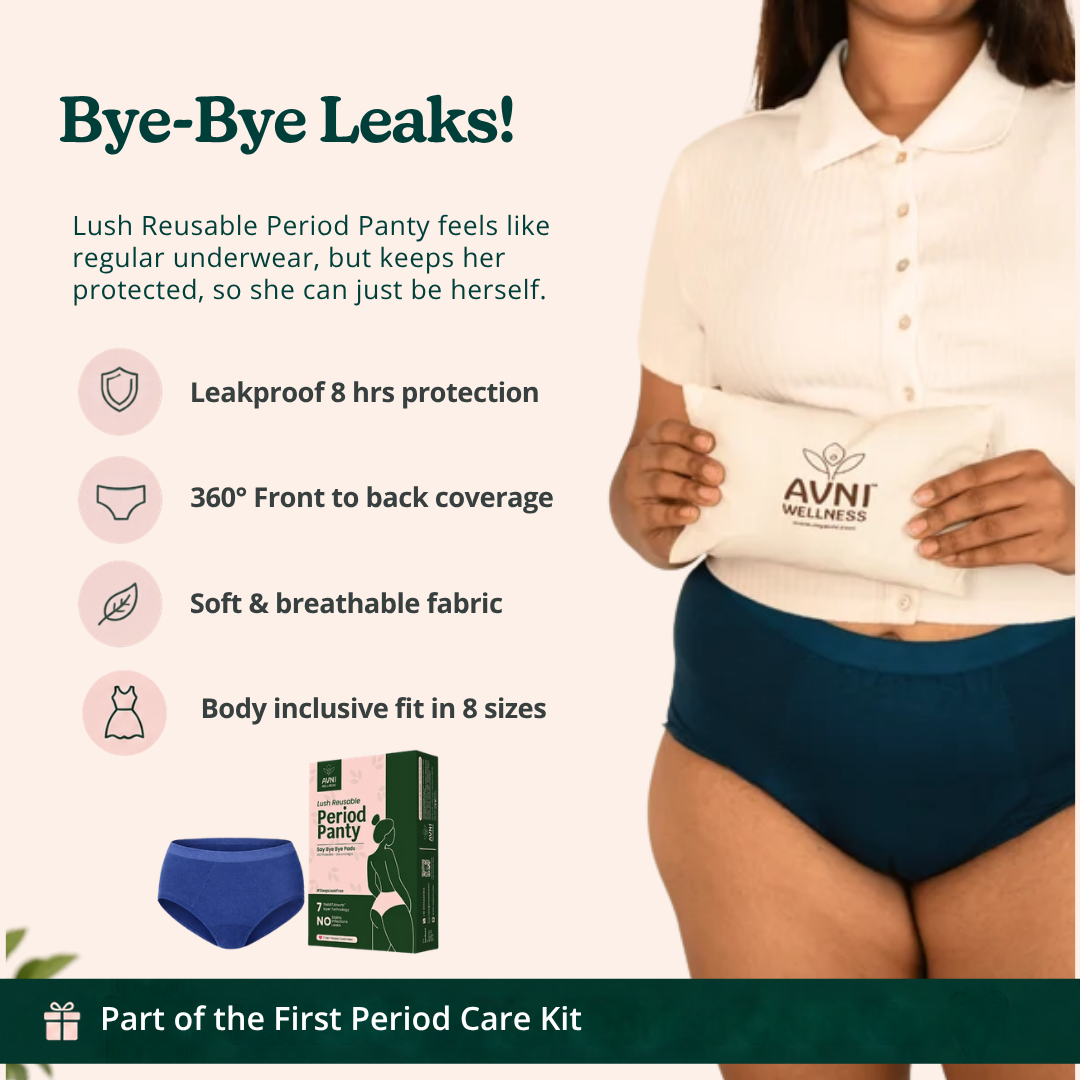 EmpowHer First Period Care Kit (With Period Panty)