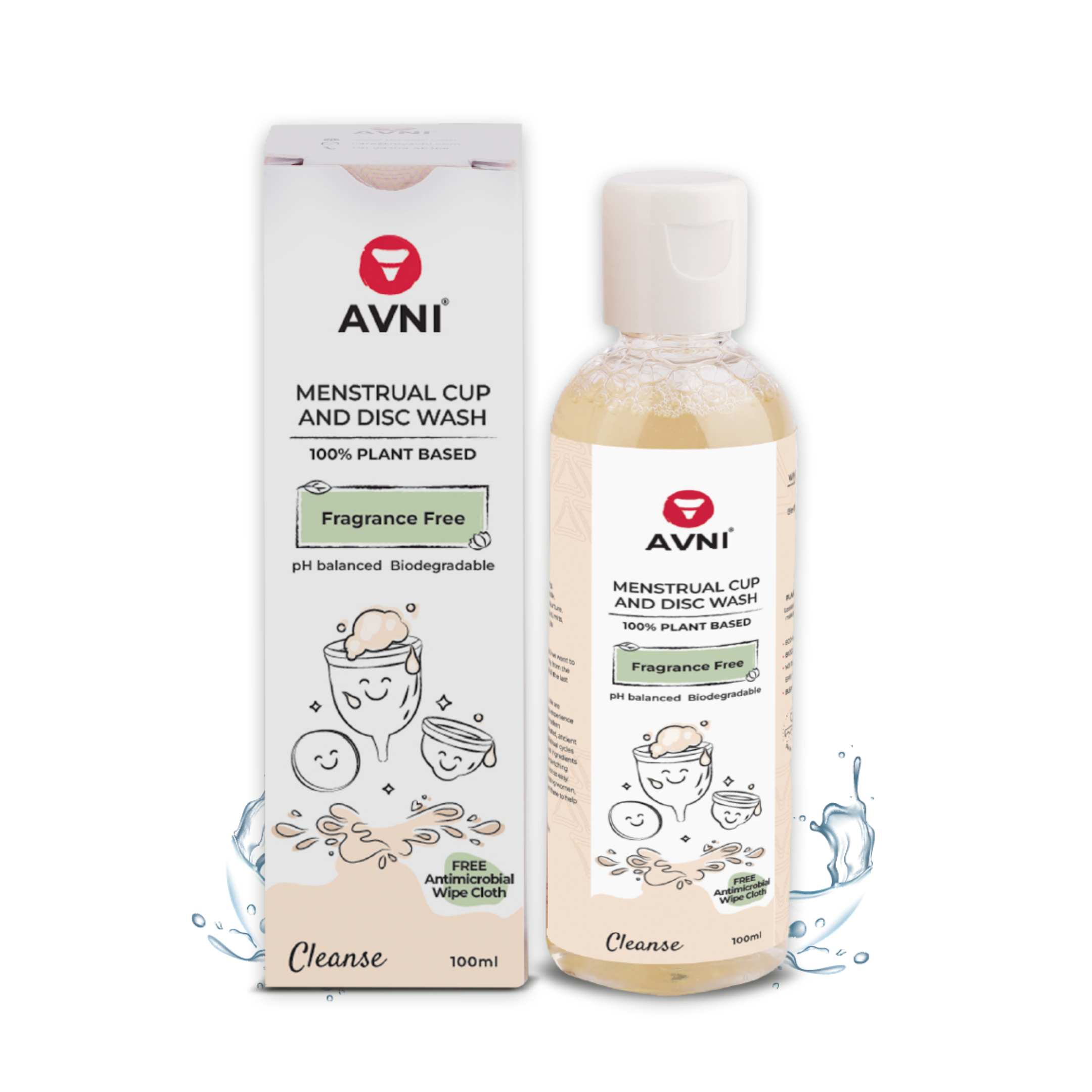 Avni Wellness Menstrual Cup wash - Sanitary Cup Wash 100ml