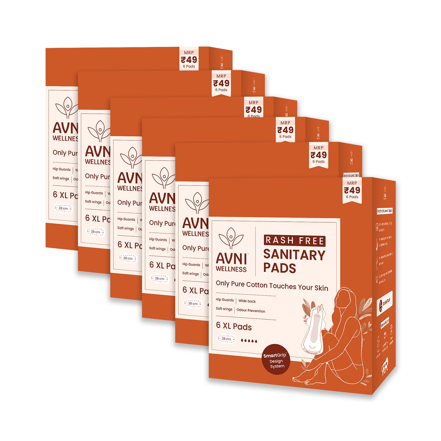 Rashfree, Ultra-thin Sanitary Pads