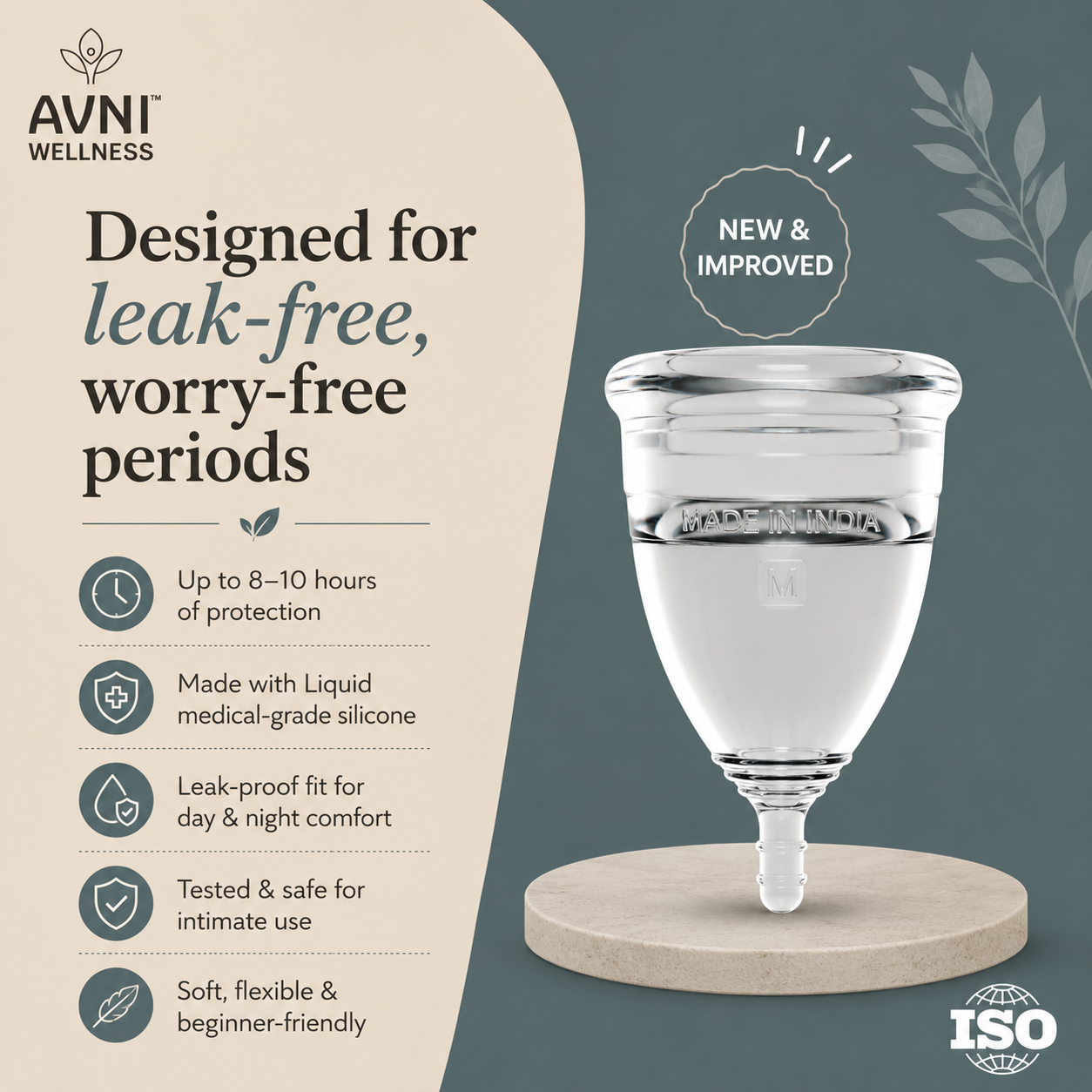 Menstrual Cup - Biocompatibility Tested Sanitary Cup