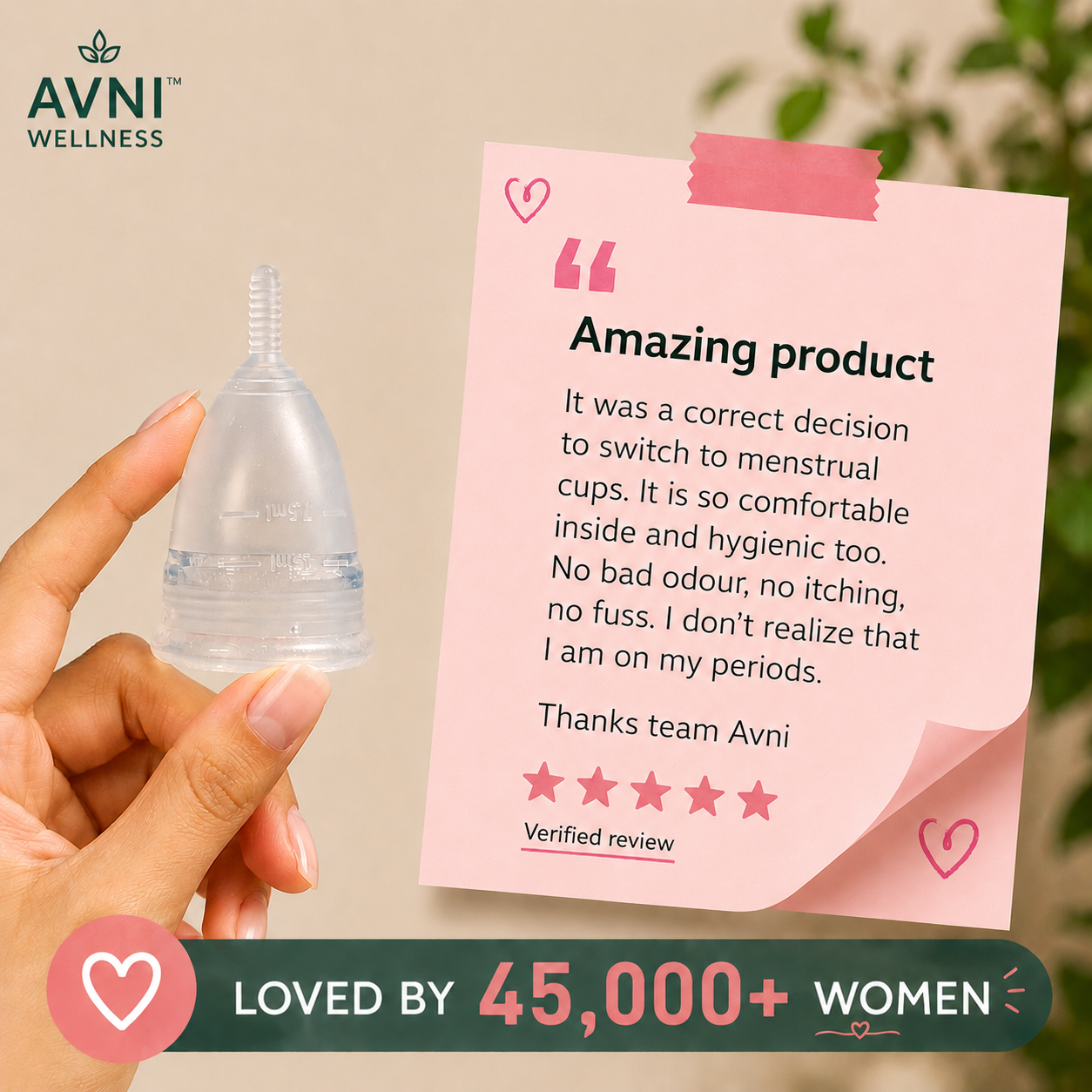 Menstrual Cup - Biocompatibility Tested Sanitary Cup