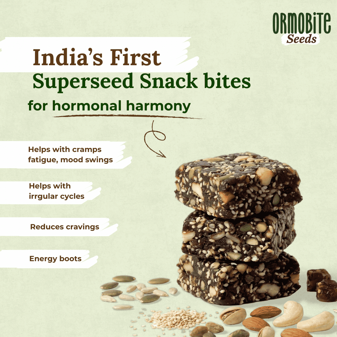 Ormobite Seed Snack Bite Avni Wellness Indias first Superseed Snack Bites