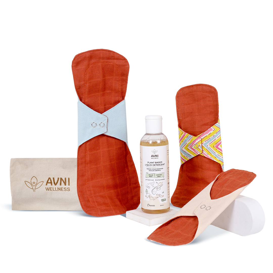 Reusable Panty Liners with Stain Remover