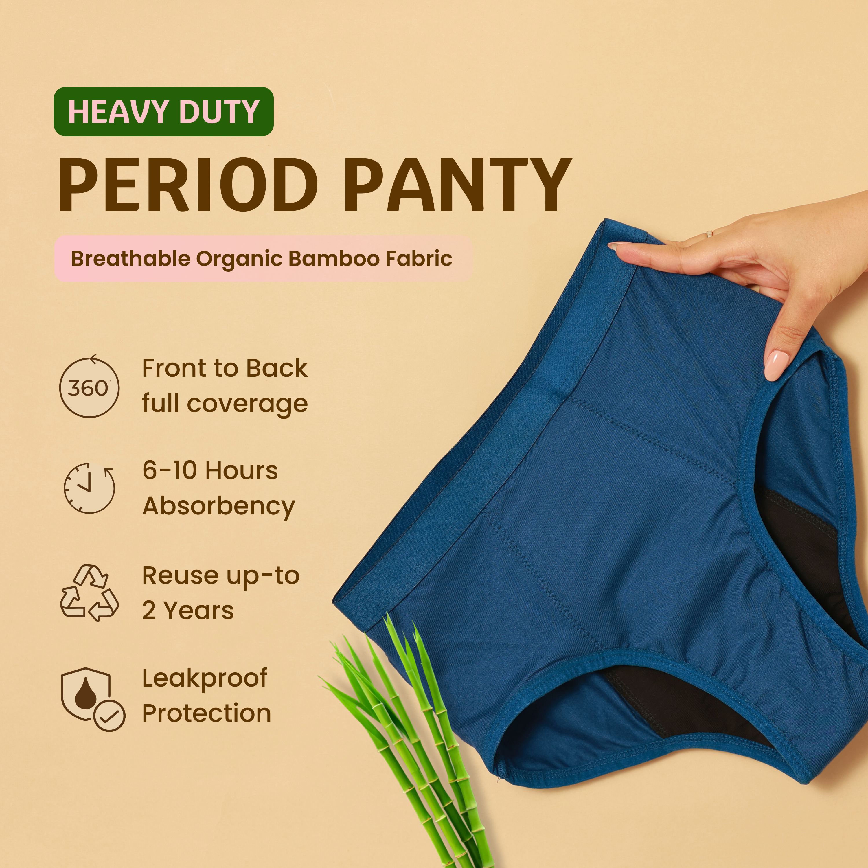 Reusable Period Panty Avni Wellness - Heavy duty period panty