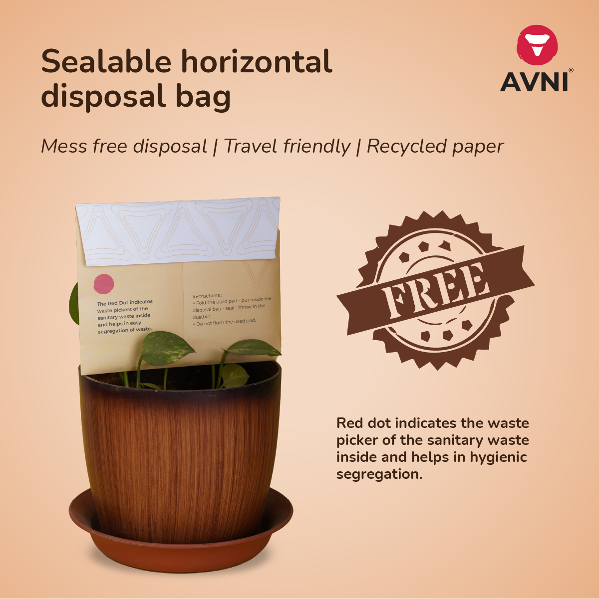 Rashfree Sanitary Pads - 12 pads