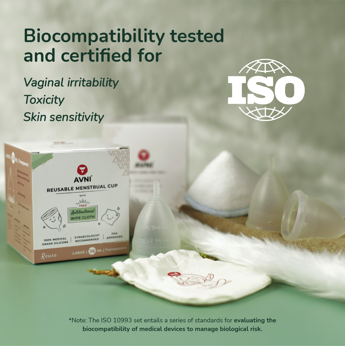 Menstrual Cup - Biocompatibility Tested Sanitary Cup