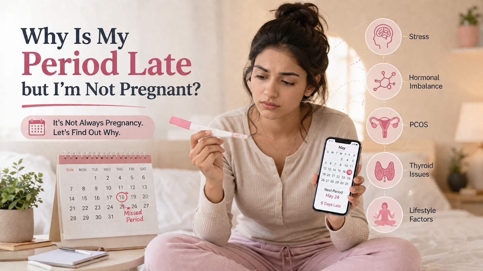 Why Is My Period Late but I'm Not Pregnant? Understanding the Real Reasons Behind Delayed Periods