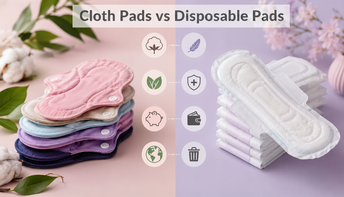 Cloth Pads vs Disposable Pads: Which Is Better for Your Period?