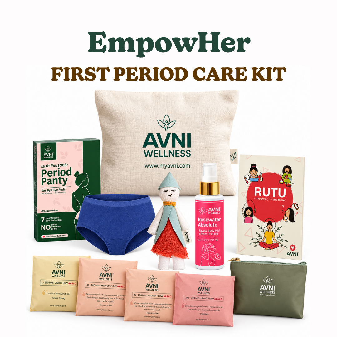 EmpowHer First Period Care Kit (With Period Panty)