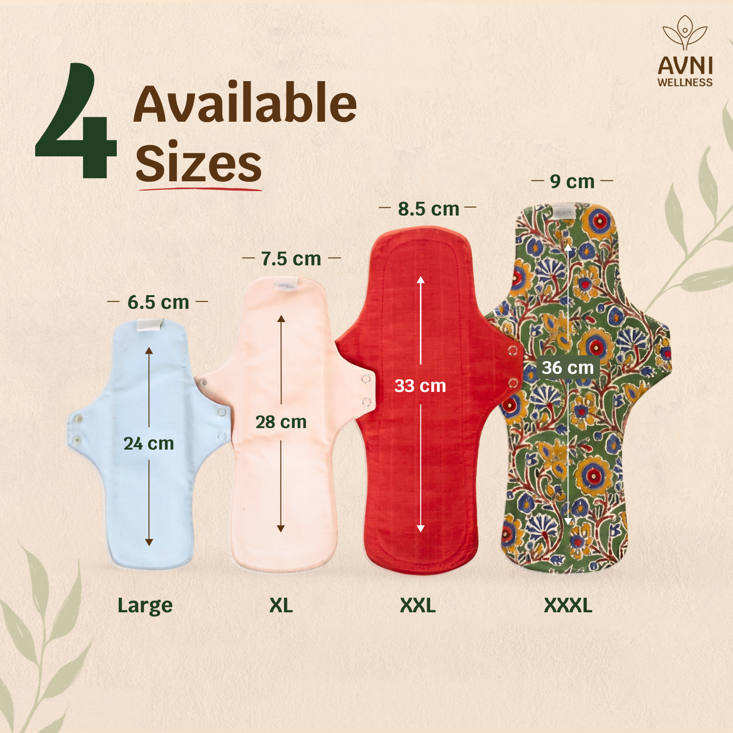 Lush Reusable Cloth Pads - Non Disposable Pads