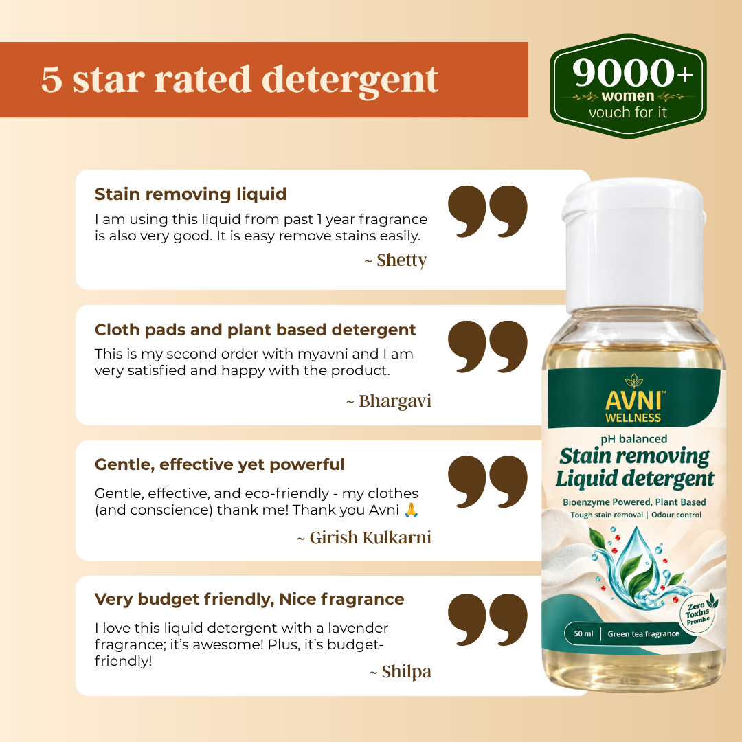 Period Stain Remover Liquid Detergent, 50 ml