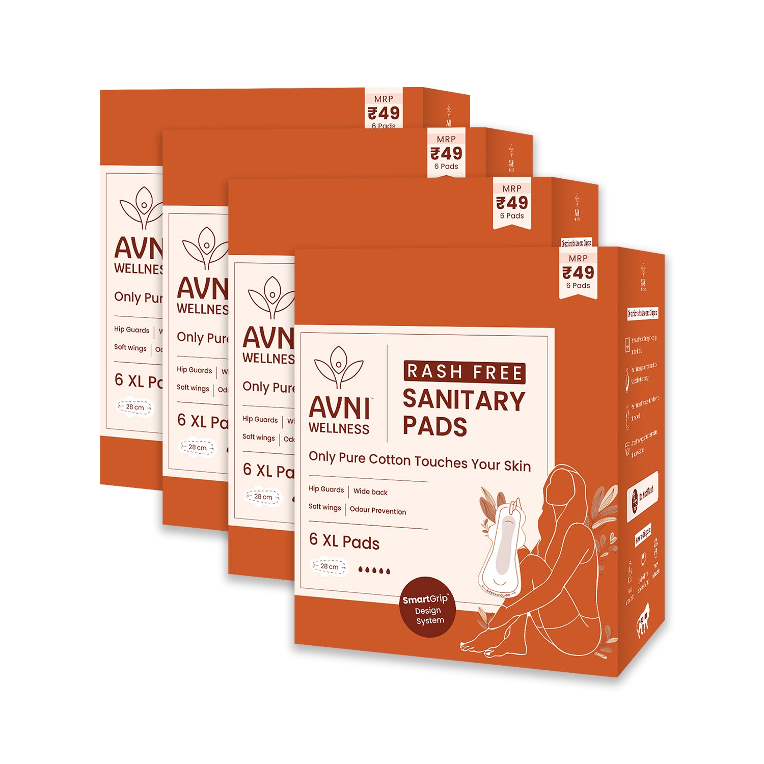 Rashfree, Ultra-thin Sanitary Pads