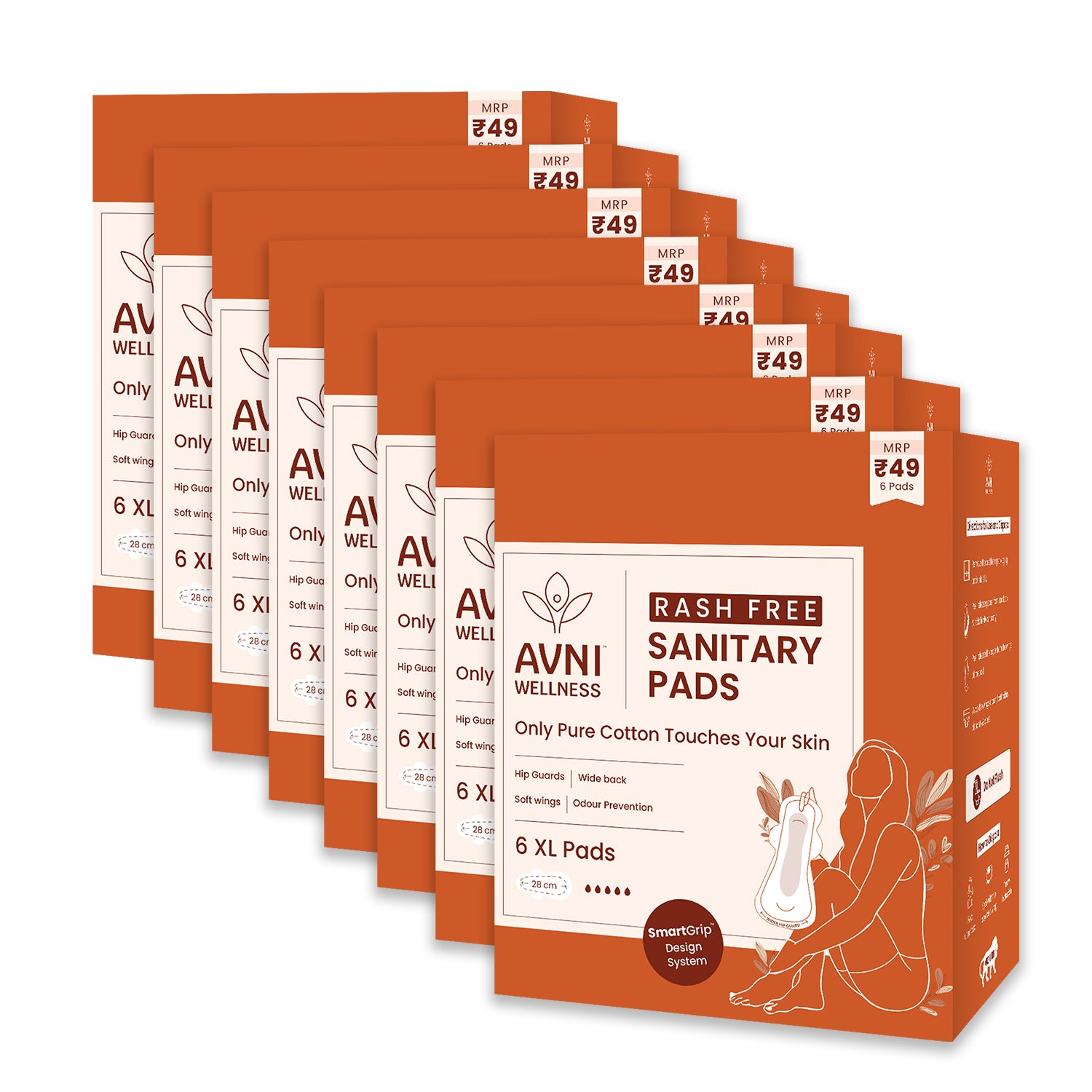 Rashfree, Ultra-thin Sanitary Pads