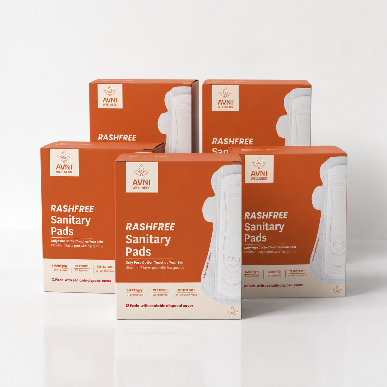 Rashfree Sanitary Pads - Ultrathin Cotton SAVER PACK