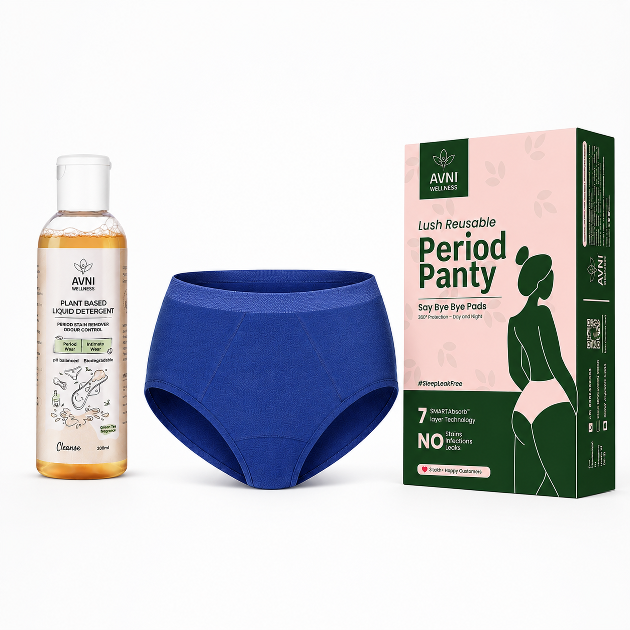 Lush Reusable Period Panty with Stain Remover (200ml)