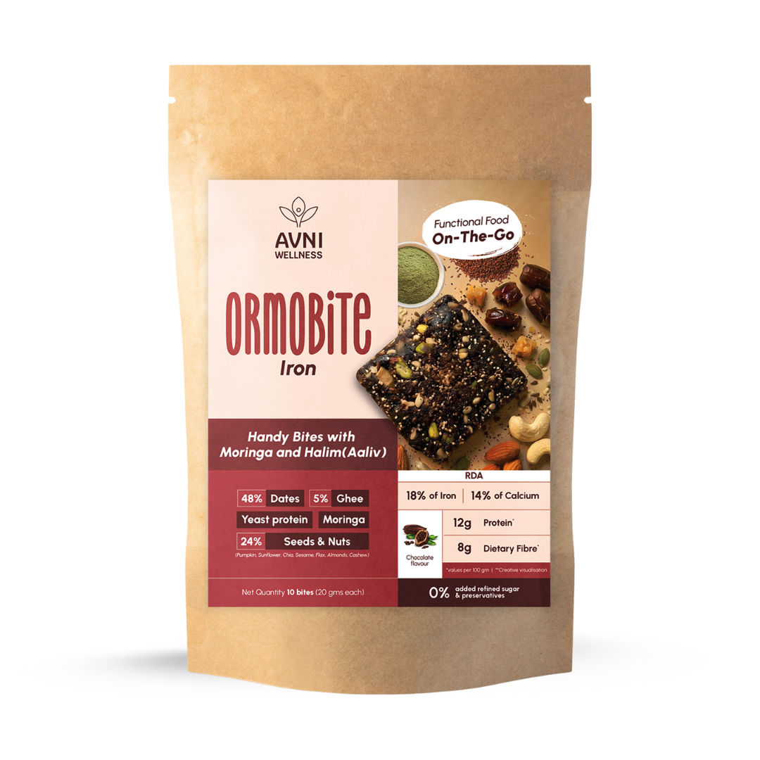 Ormobite Iron Snack Bites - Avni Wellness