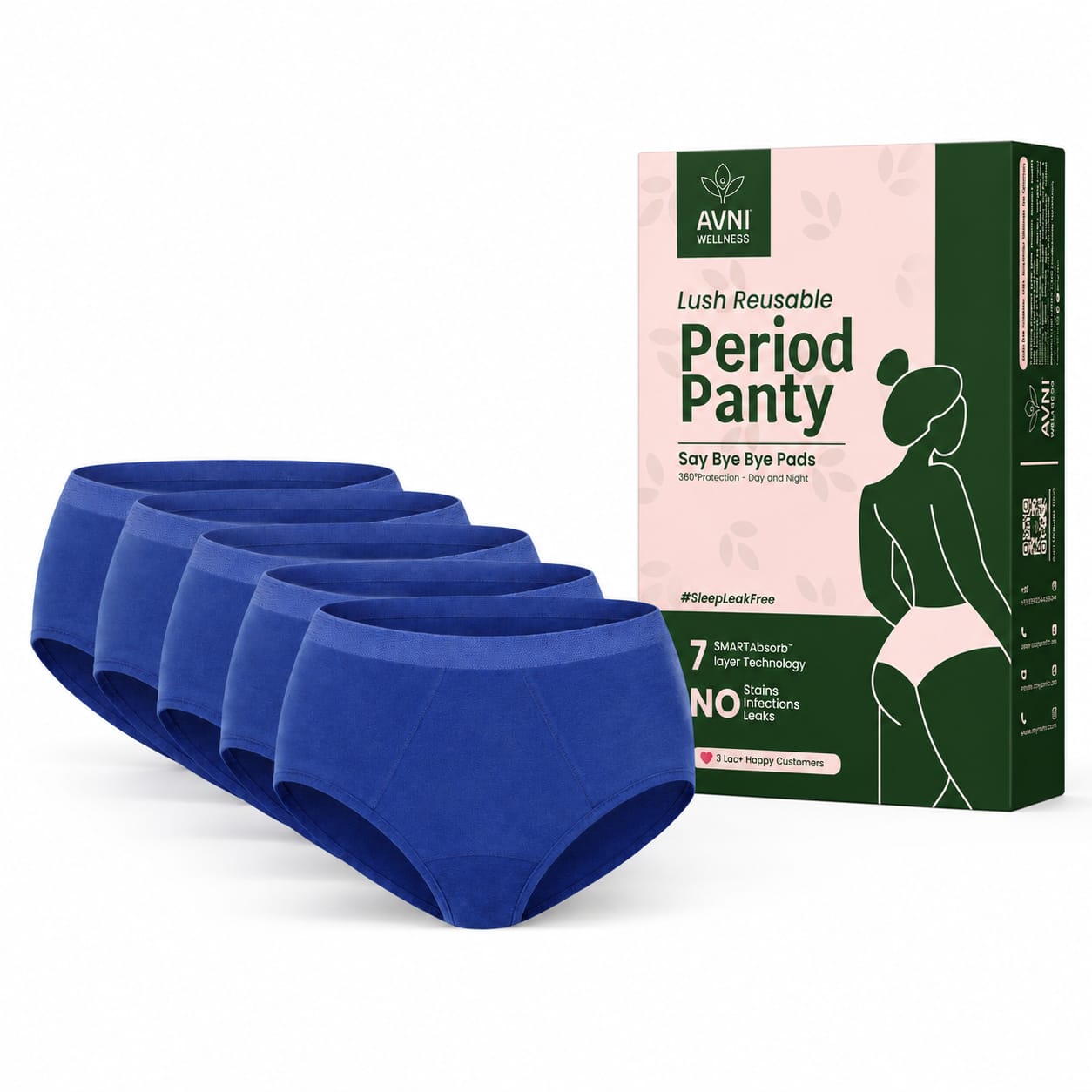 Lush Period Panty - Reusable Cotton Period Underwear