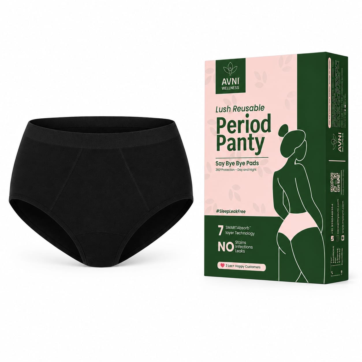Lush Period Panty - Reusable Cotton Period Underwear