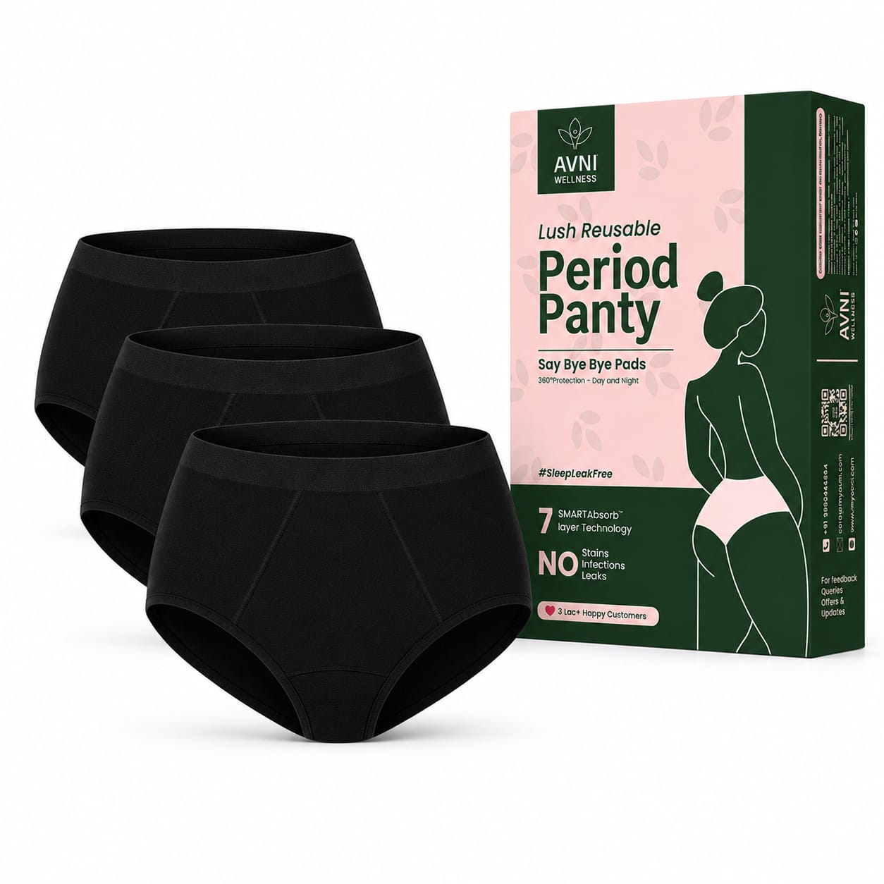 Lush Period Panty - Reusable Cotton Period Underwear