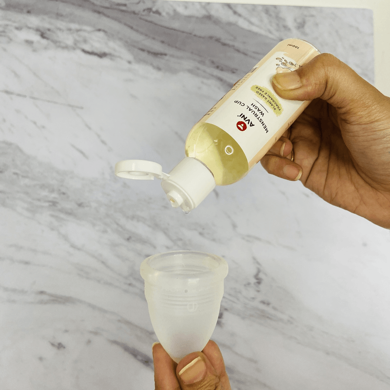 Avni Wellness Reusable Menstrual Cup - Sanitary Cup How to wash